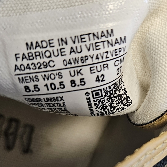 Converse Chuck 70 Hi Workwear Black Nomad Khaki Sneakers NEW - Picture 4 of 7